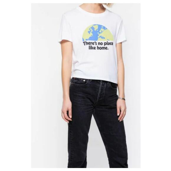 NWT Sub Urban Riot "There's No Place Like Home" Graphic Tee Sz Large in White - Picture 2 of 7